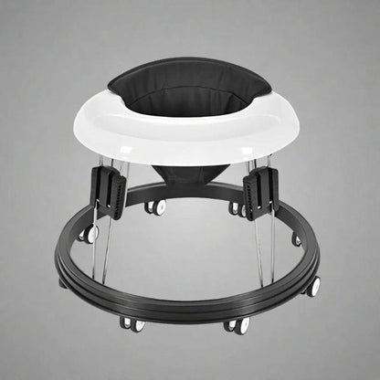 Anti Rollover Baby Walker With Silent Rubber Wheels And Adjustable Height - Image 5