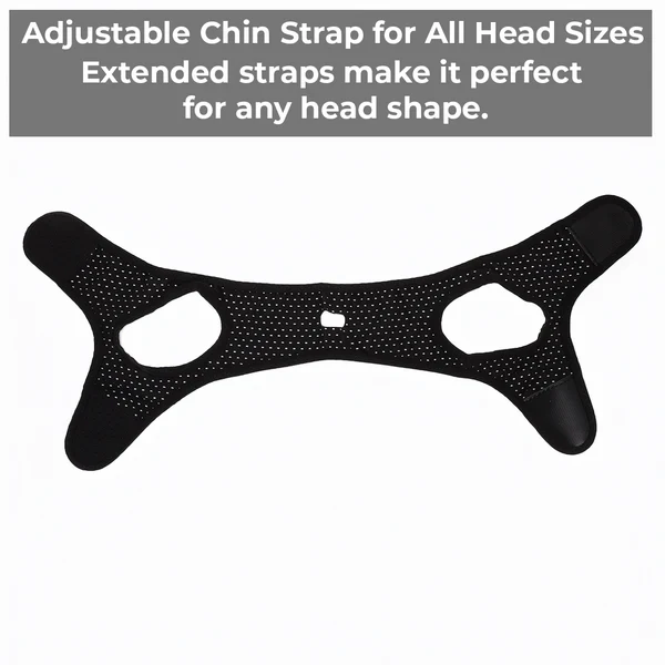 Anti-Snoring Chin Strap With Adjustable Velcro Fastening For Comfortable Nasal Breathing - Image 2