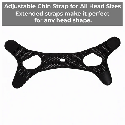 Anti-Snoring Chin Strap With Adjustable Velcro Fastening For Comfortable Nasal Breathing - Image 2