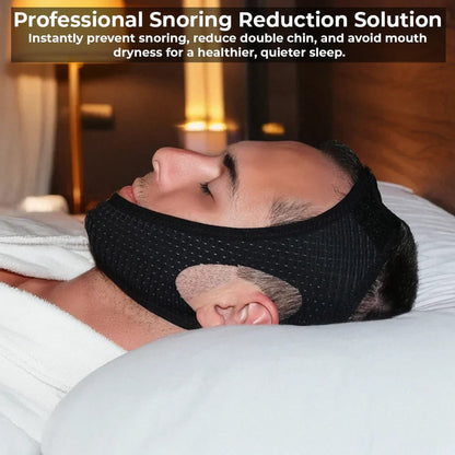 Anti-Snoring Chin Strap With Adjustable Velcro Fastening For Comfortable Nasal Breathing - Image 5