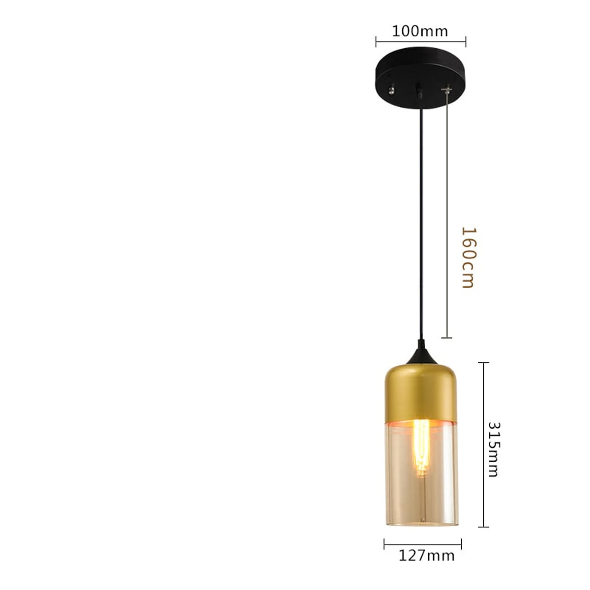 Art Bar Personality Glass Chandelier - Image 3