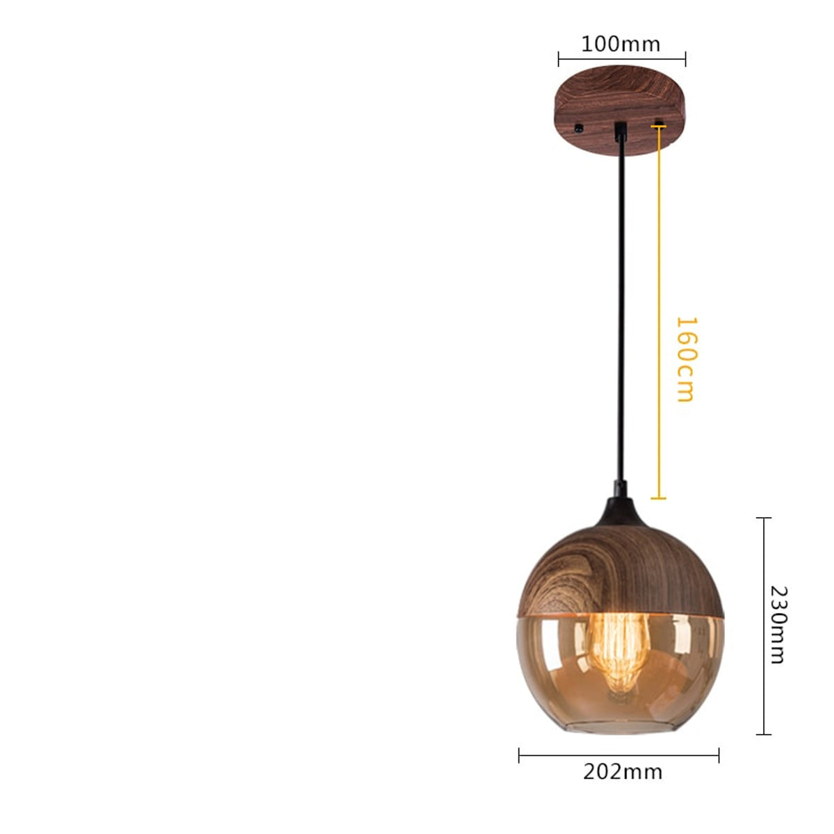 Art Bar Personality Glass Chandelier - Image 4