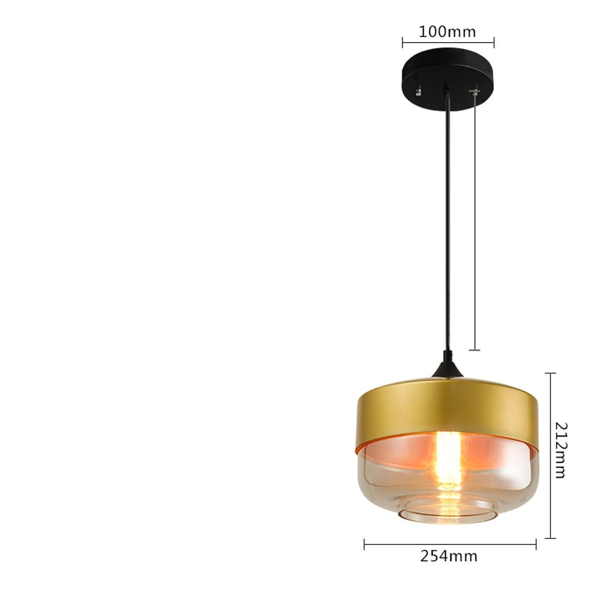 Art Bar Personality Glass Chandelier - Image 6