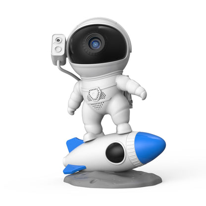 Astronaut Projector Lamp With Rocket Base And Galaxy Night Light - Image 1