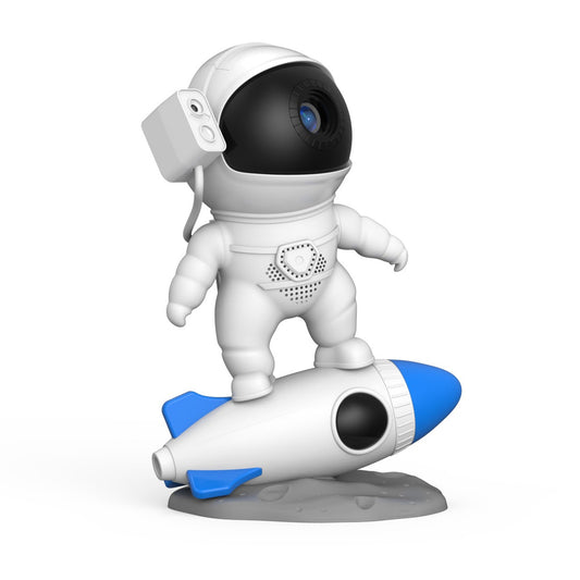 Astronaut Projector Lamp With Rocket Base And Galaxy Night Light - Image 2