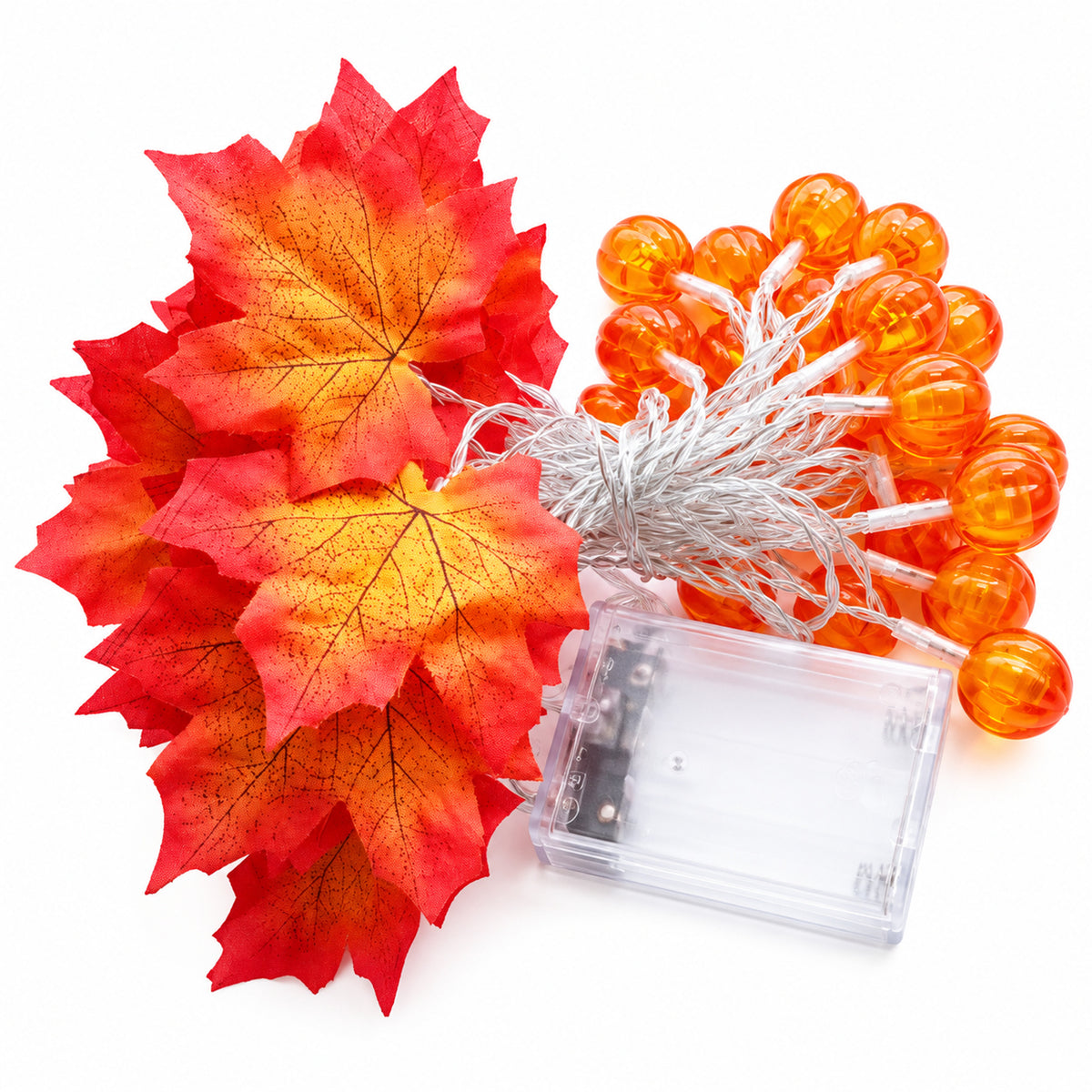 Autumn Leaves Halloween String Lights - Image 8