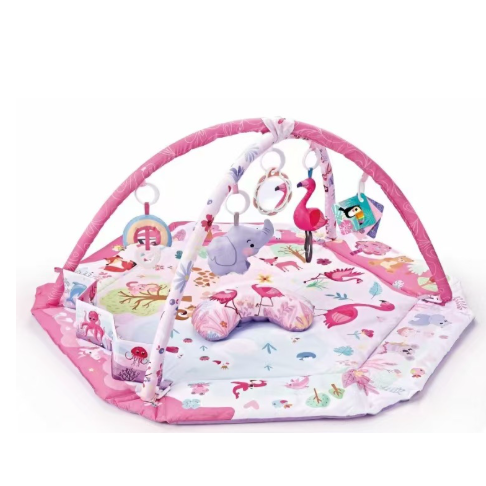Baby Play Mat With 6 Detachable Sensory Toys 8-in-1 Activity Gym For Sensory Development - Image 4