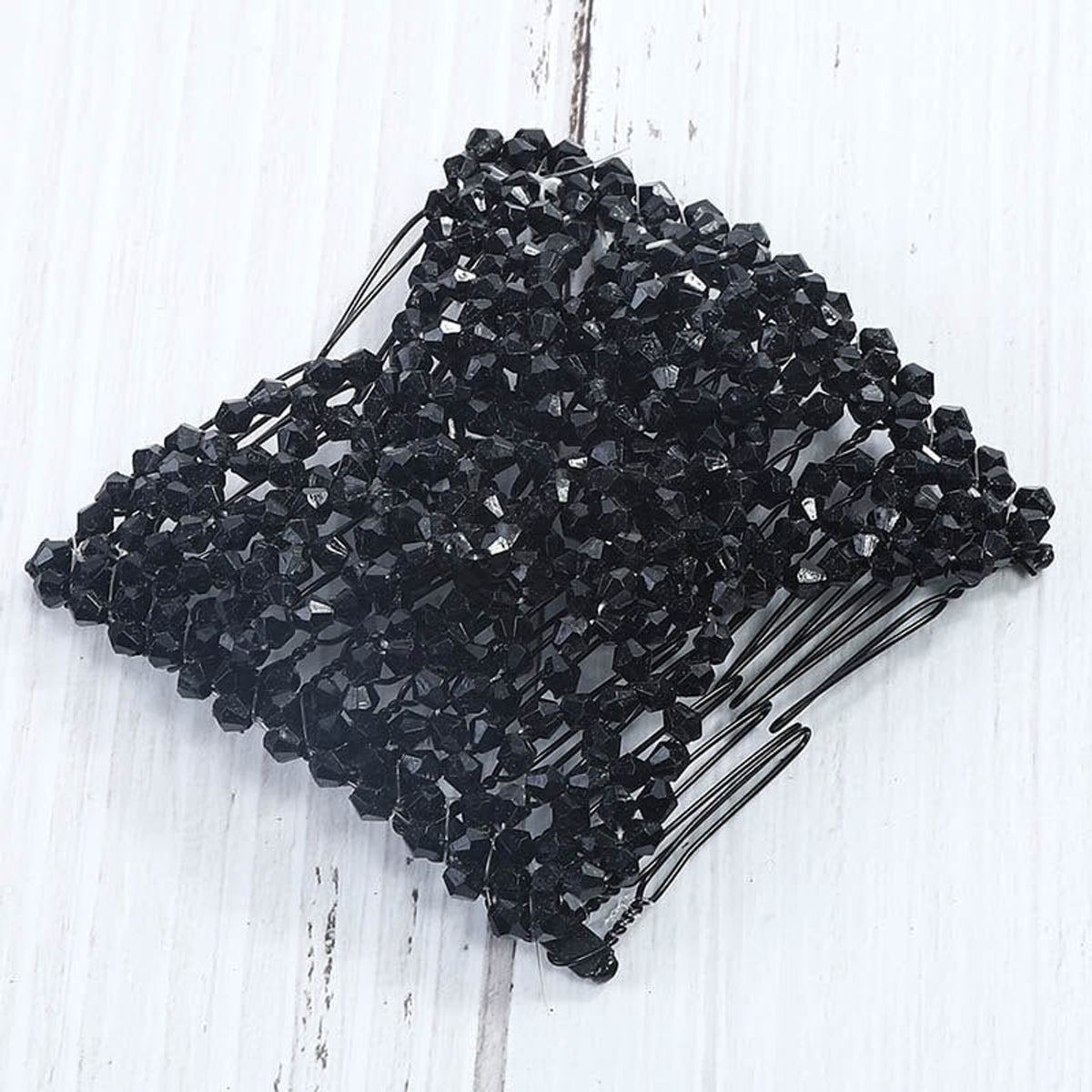 Beaded Hair Comb Handmade Stretchable Hair Accessory - Image 7