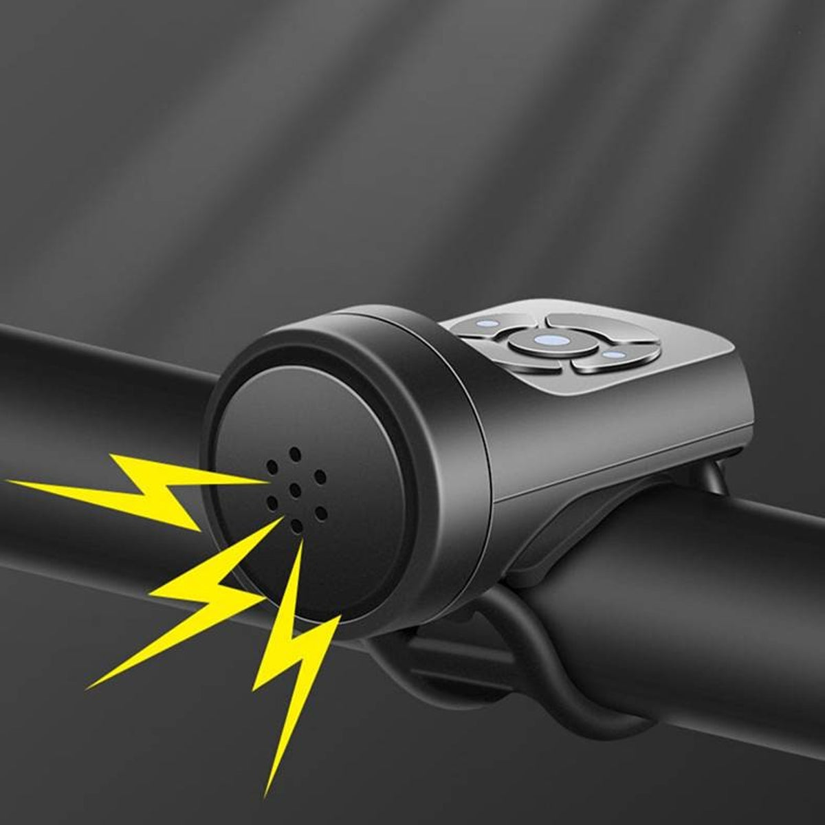 Bike Alarm With 120dB Anti-Theft Vibration Detection Usb-Rechargeable And IPX4 Waterproof - Image 1
