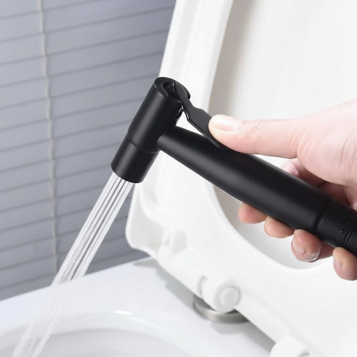 Brassix Handheld Bidet Sprayer With Hot And Cold Water Function - Image 2