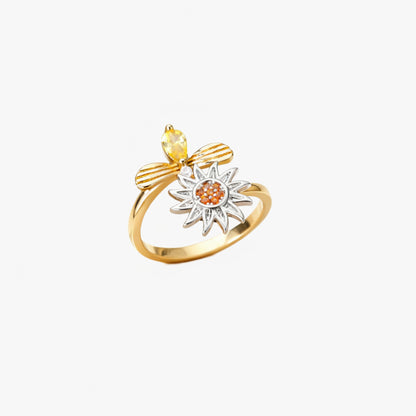 Calmiva Women's Adjustable Anti-Anxiety Fidget Ring - Image 4