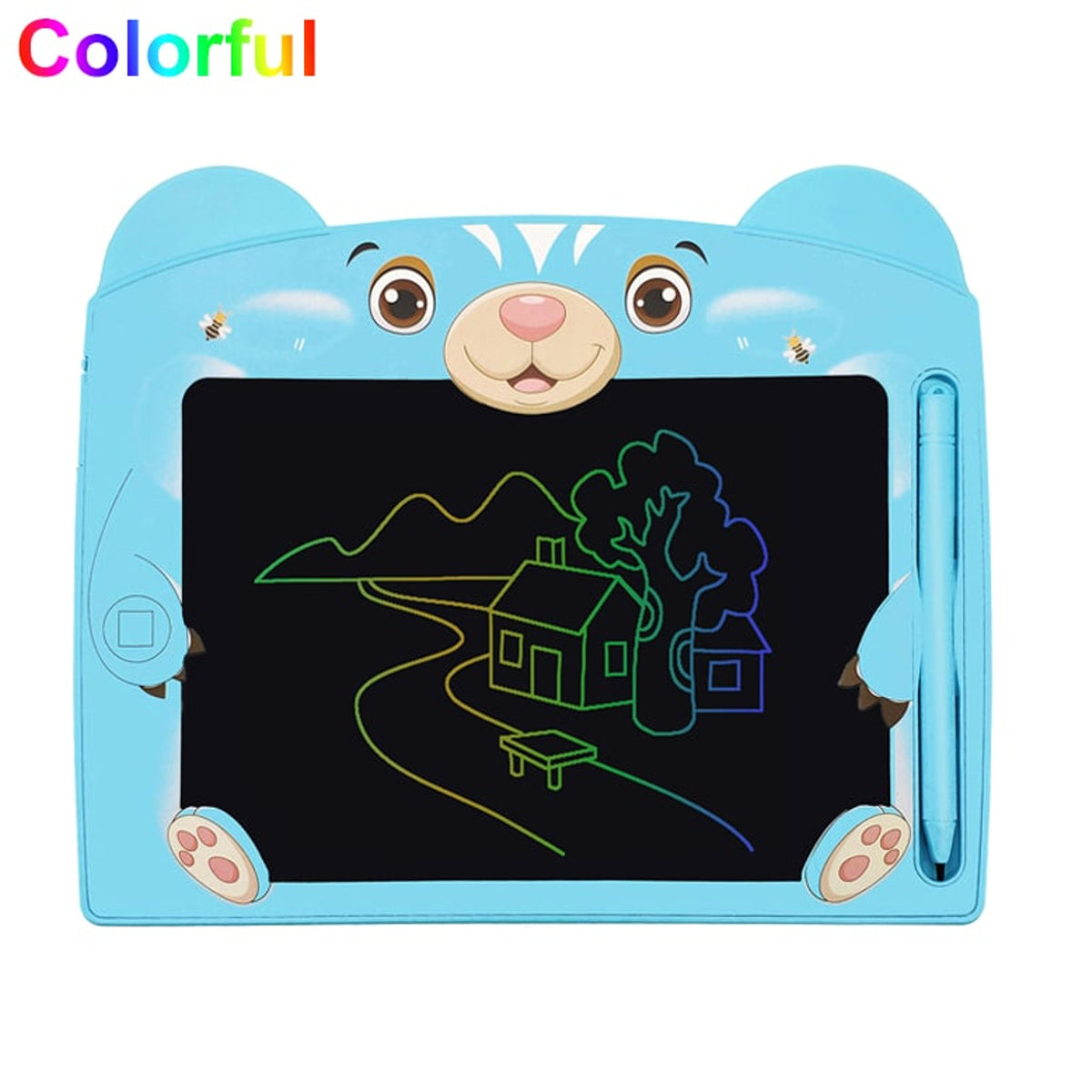 Cartoon LCD Drawing Board For Kids With Stylus - Image 9