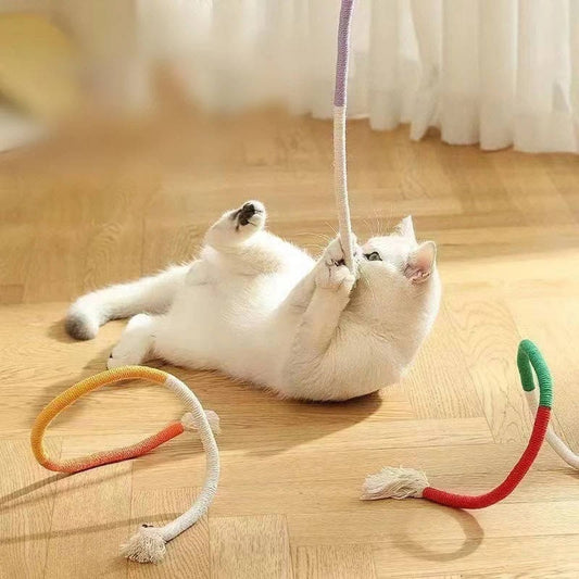 Cat Chew Toy With Silvervine Balls And Cotton Rope For Dental Care - Image 6