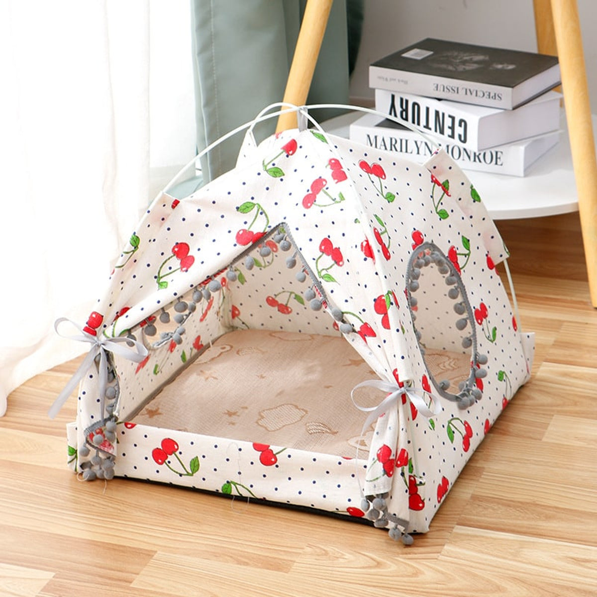 Cat Tent Cat House Enclosed Pet Bed For Small And Medium Pets - Image 1
