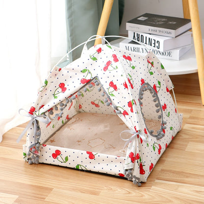 Cat Tent Cat House Enclosed Pet Bed For Small And Medium Pets - Image 1
