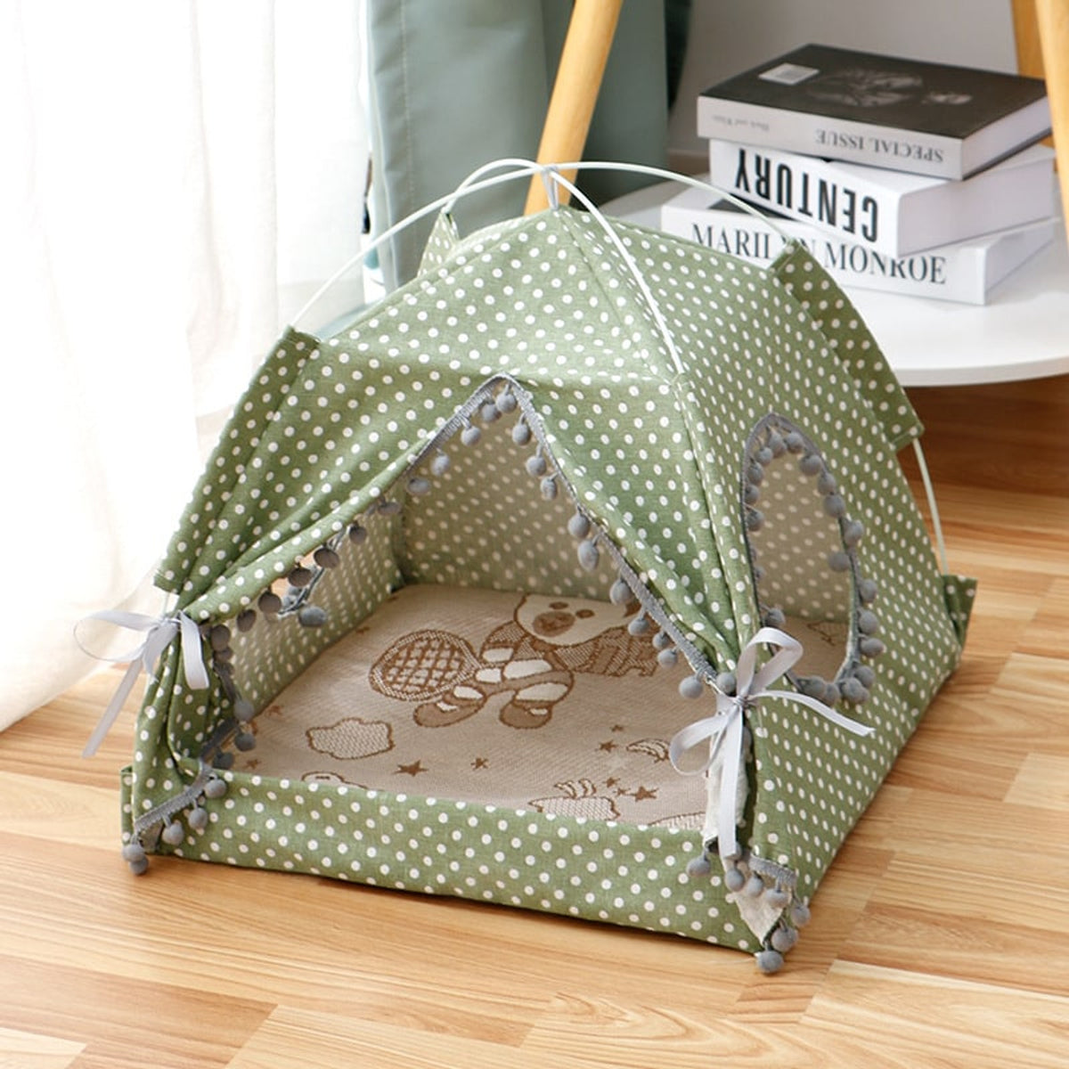 Cat Tent Cat House Enclosed Pet Bed For Small And Medium Pets - Image 5