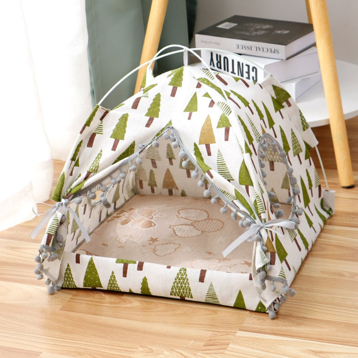 Cat Tent Cat House Enclosed Pet Bed For Small And Medium Pets - Image 2