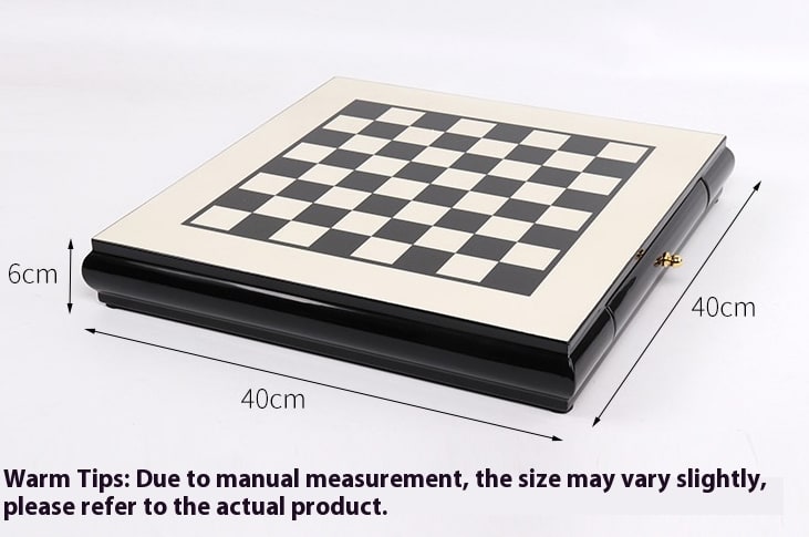 Chess Set With Creative Handmade Paint Zinc Alloy Pieces And Wooden Board - Image 6
