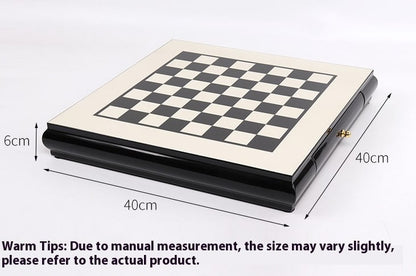 Chess Set With Creative Handmade Paint Zinc Alloy Pieces And Wooden Board - Image 6