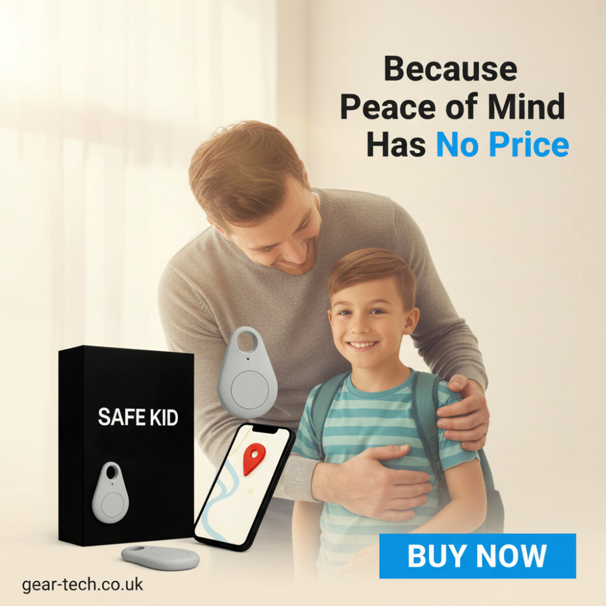 Child GPS Tracker Real-Time Location With Waterproof Design For Kids - Image 3