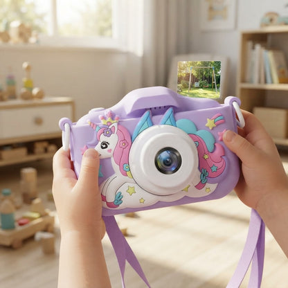 Children's Camera With Unicorn Design HD 1080p Video And Rechargeable Battery - Image 2
