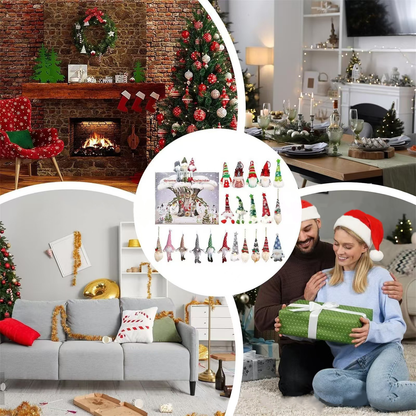 Christmas Advent Calendar With 24 Handcrafted Gnomes Lights And Festive Music - Image 4