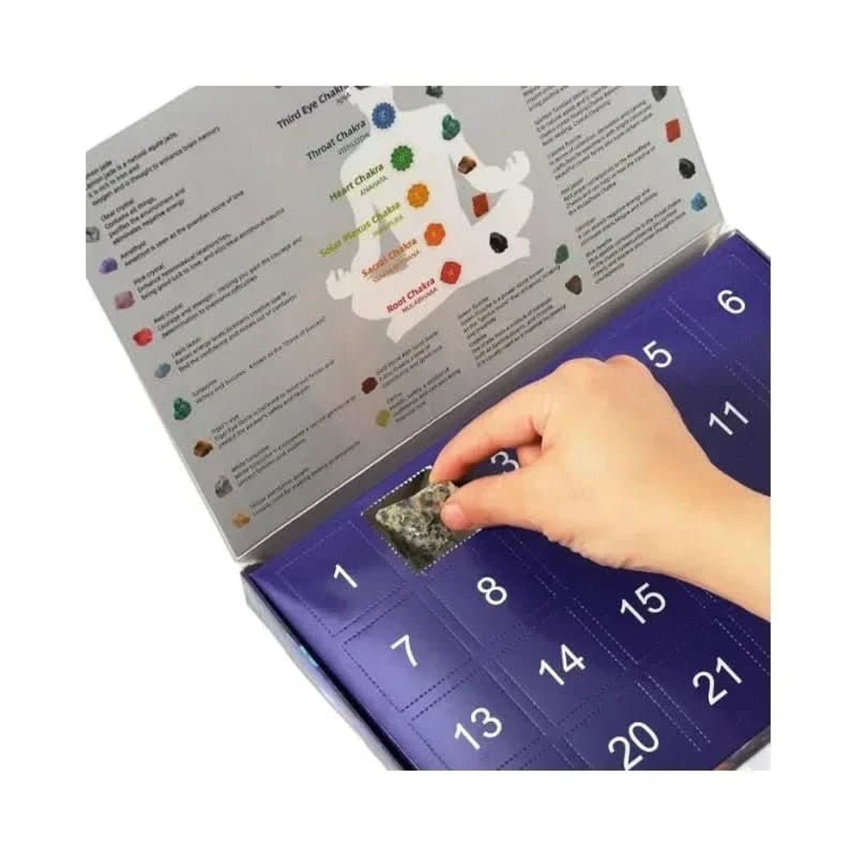 Christmas Advent Calendar With 24 Natural Crystals And Precious Stones For Collectors - Image 4