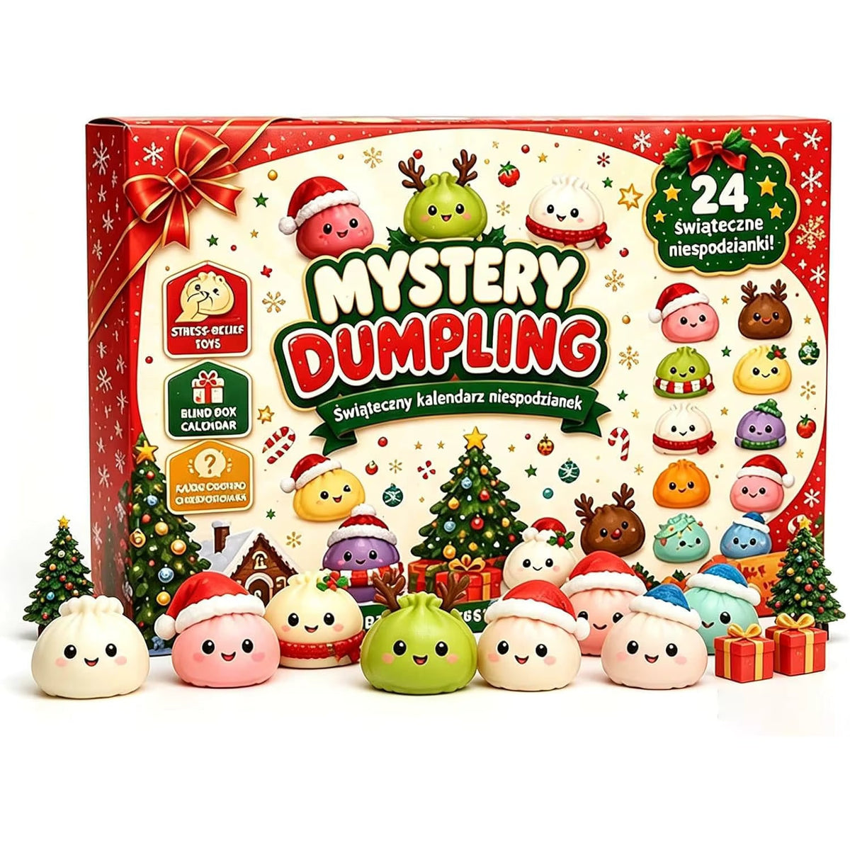 Christmas Advent Calendar With Squishy Sensory Fidget Toys 24 Surprises - Image 6