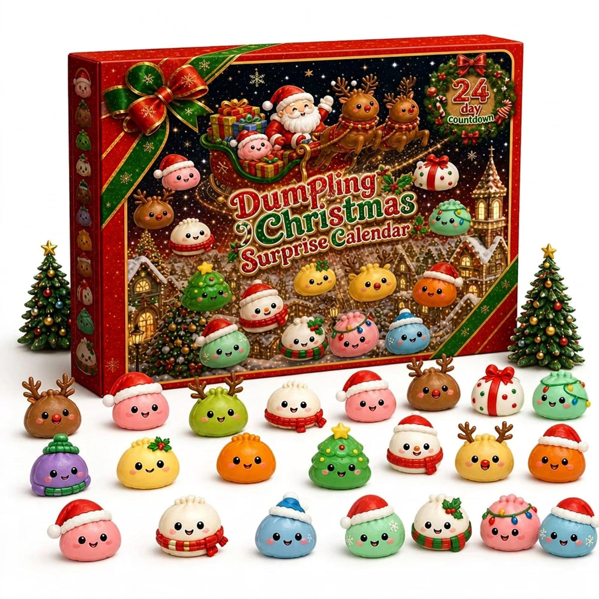 Christmas Advent Calendar With Squishy Sensory Fidget Toys 24 Surprises - Image 8