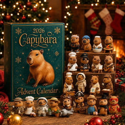 Christmas Capybara Advent Calendar With 24 Days Of Funny Holiday Surprises - Image 1