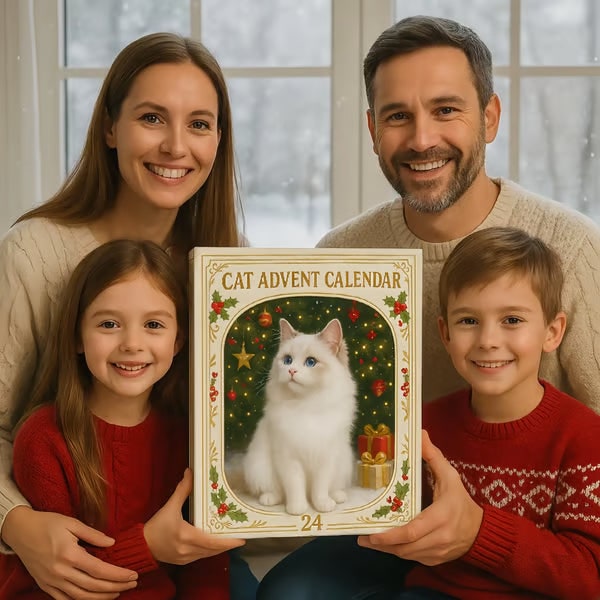 Christmas Cat Ornaments Advent Calendar With 24 Hanging Tree Decorations - Image 4