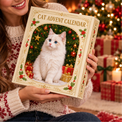 Christmas Cat Ornaments Advent Calendar With 24 Hanging Tree Decorations - Image 2