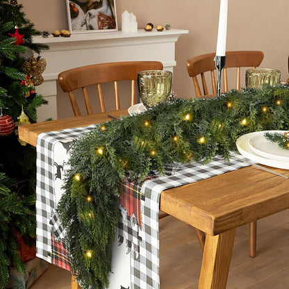 Christmas Cedar Garland With Pre-Lit Glow For Every Season - Image 4