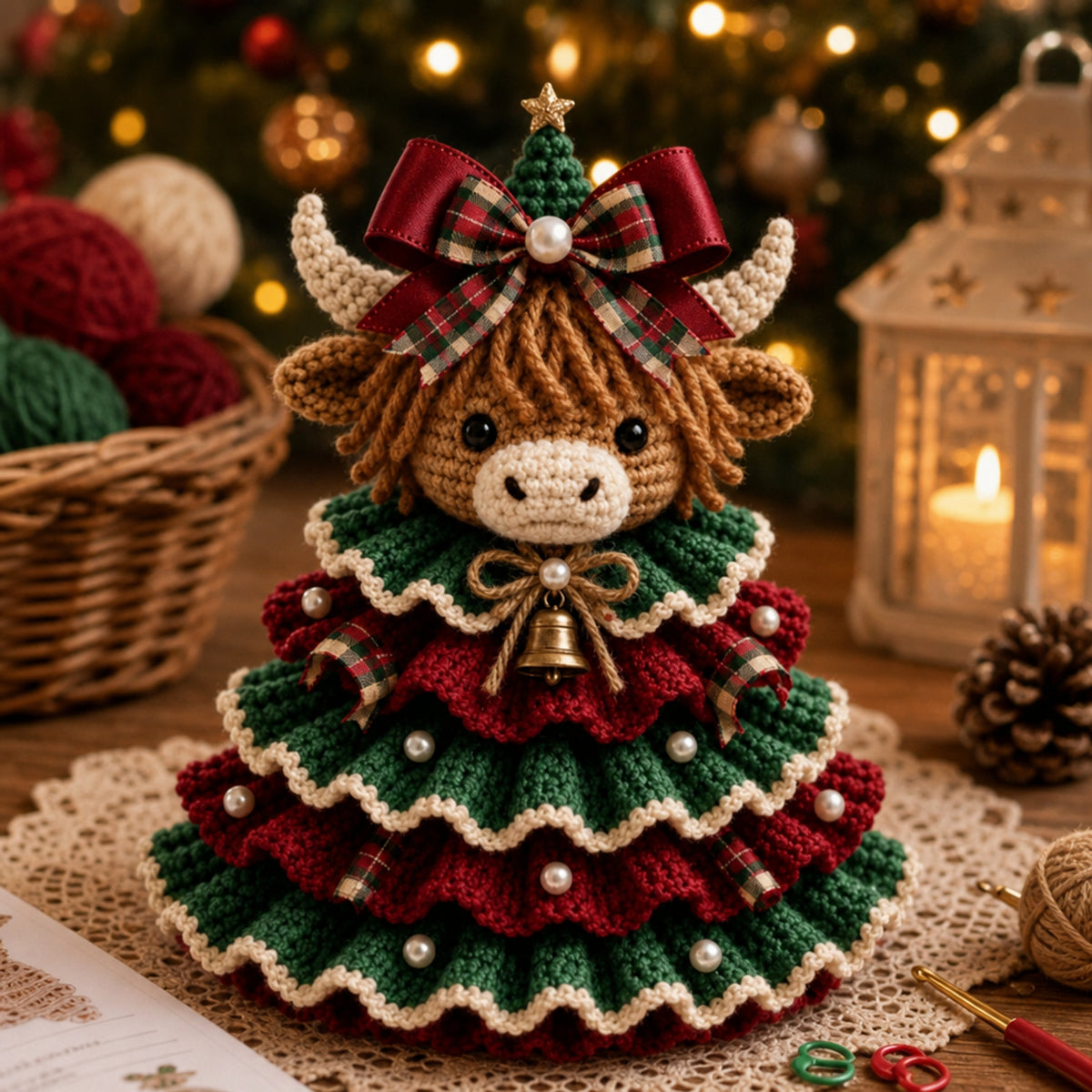 Christmas Crochet Ornament Kit Animal - Image 1