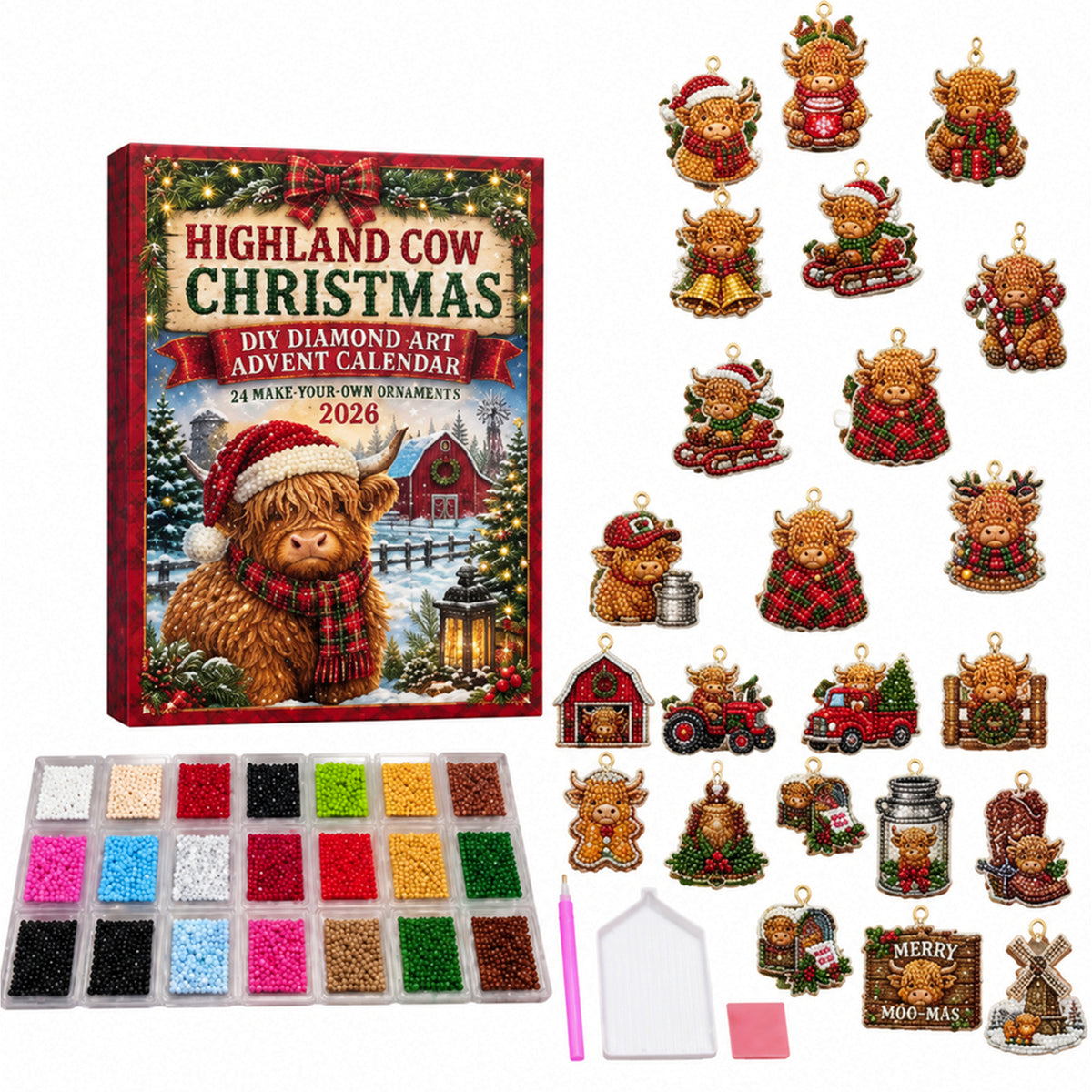 Christmas Diy Diamond Art Advent Calendar - Image 4