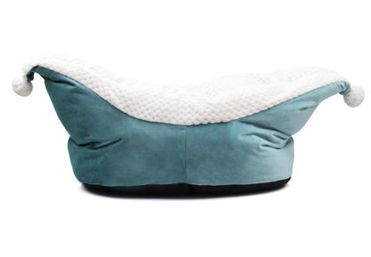Christmas Dog Bed With Calming Velvet Cushion - Image 2