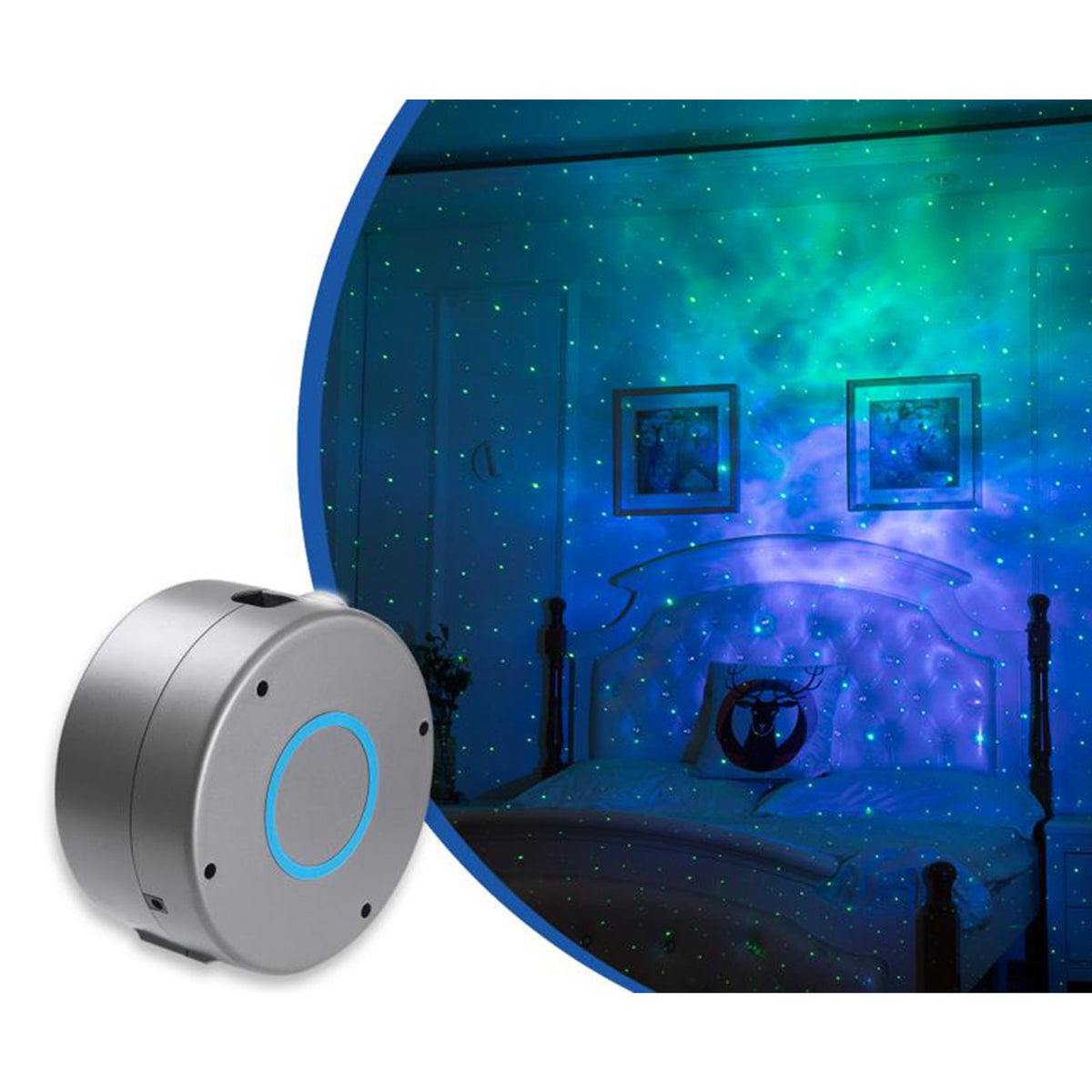Christmas Starry Sky Projector Galaxy Projector With Remote Control And Rotating Night Light - Image 7