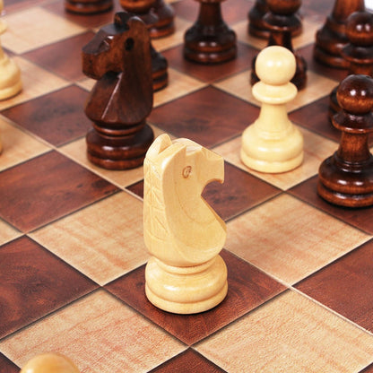 Christmas Travel Chess Set With Wooden Board 3-in-1 Games On-The-Go - Image 7