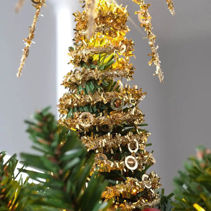 Christmas Tree Topper With LED Starburst Design And Glitter Finish - Image 4