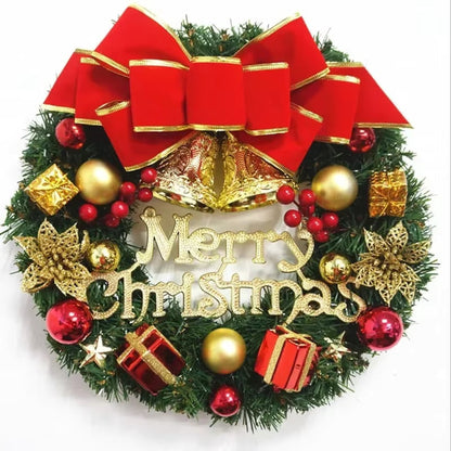 Christmas Wreath With Pine Needles Moose And Snowman Ornaments 30 - Image 8