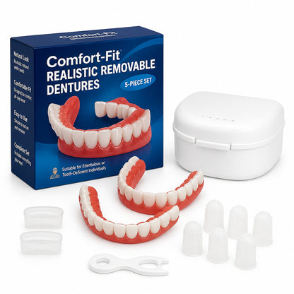 Comfort-Fit Realistic Removable Dentures For Natural-Looking Smile - Image 1