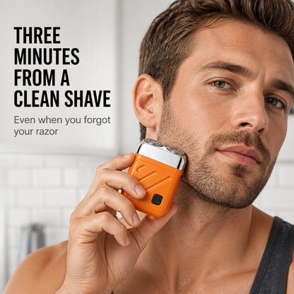 Compact Dual Rotary Pocket Shaver With Self-Sharpening Blades - Image 1