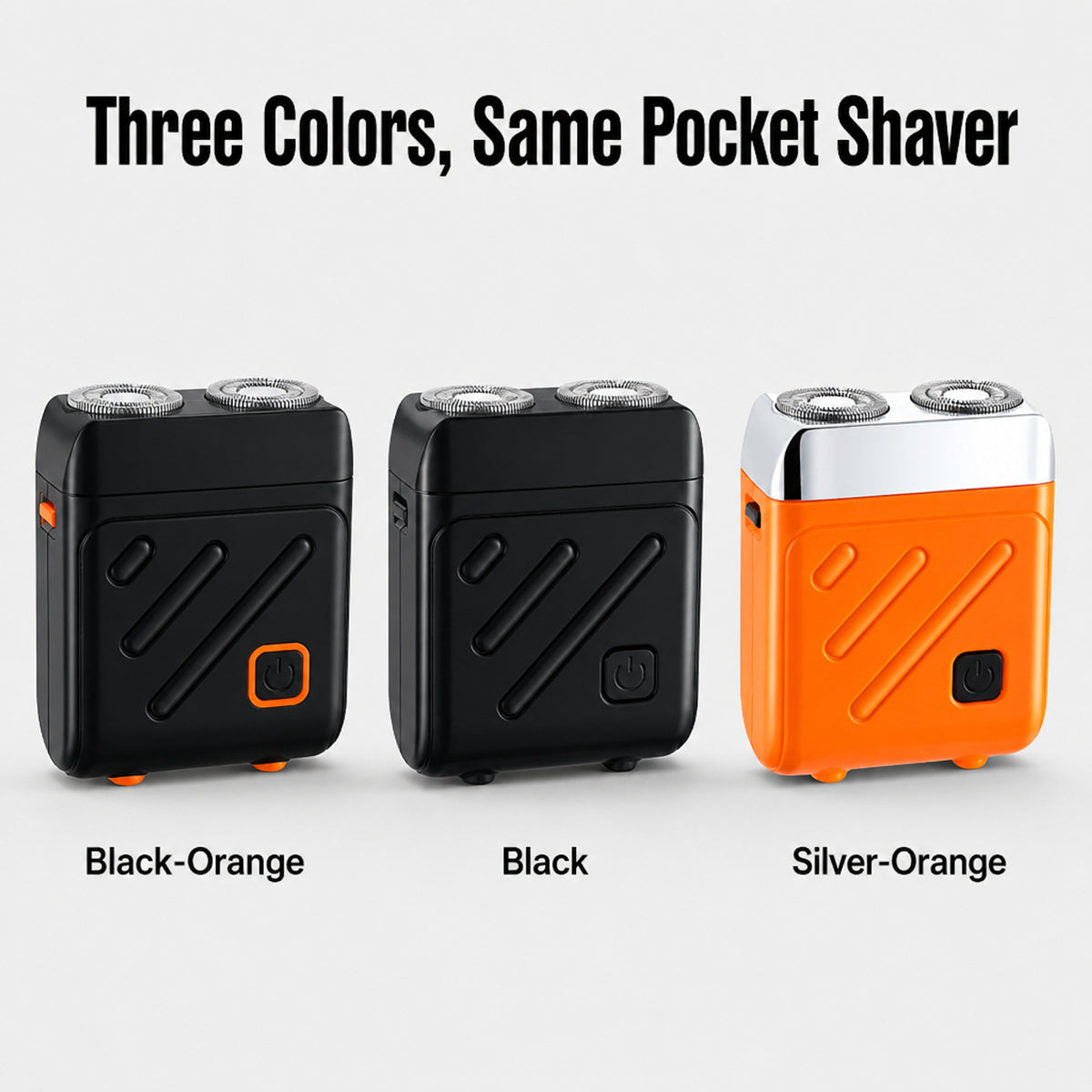 Compact Dual Rotary Pocket Shaver With Self-Sharpening Blades - Image 8