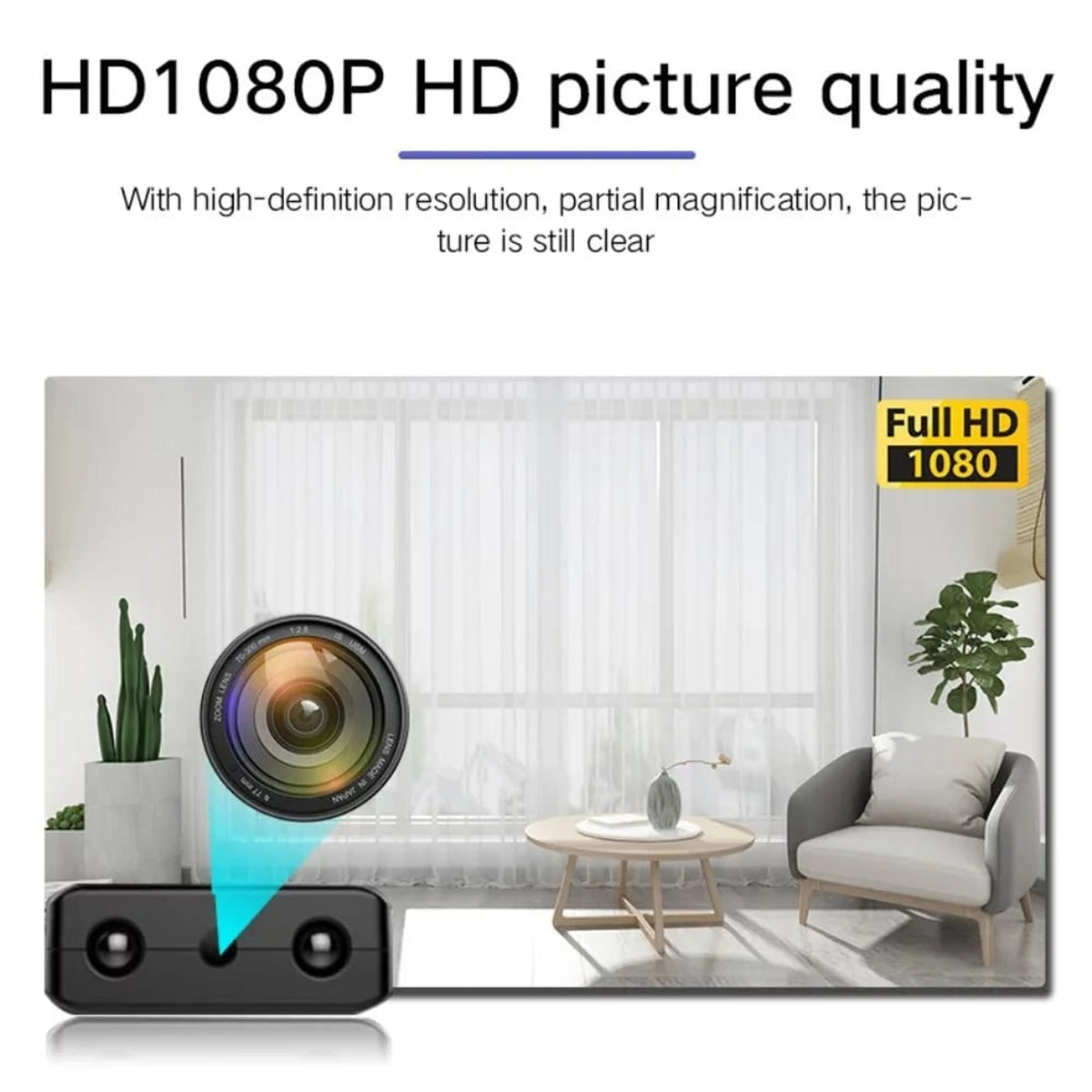 Compact Micro HD WiFi Security Camera With Night Vision And Audio - Image 4