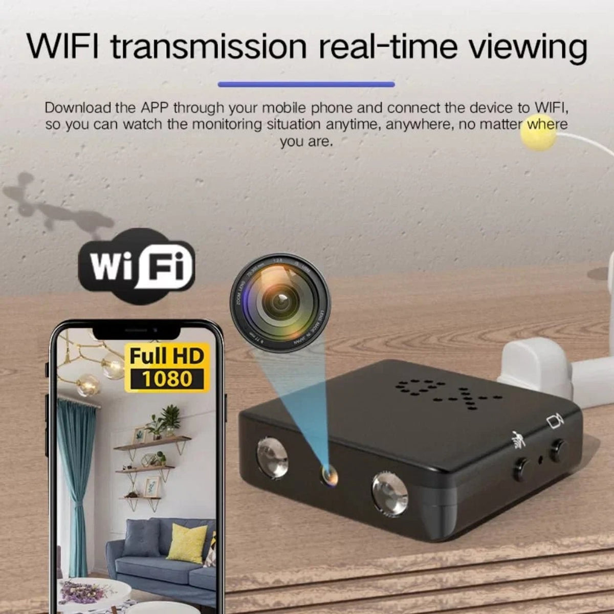 Compact Micro HD WiFi Security Camera With Night Vision And Audio - Image 7