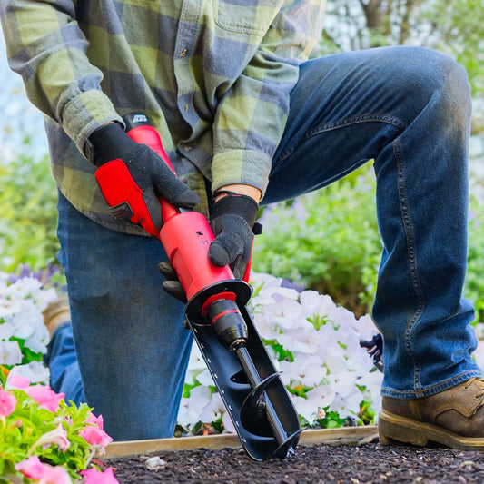 Cordless Electric Auger Tool With 22-Inch Reach 12V Rechargeable Battery And Safety Shutoff - Image 2