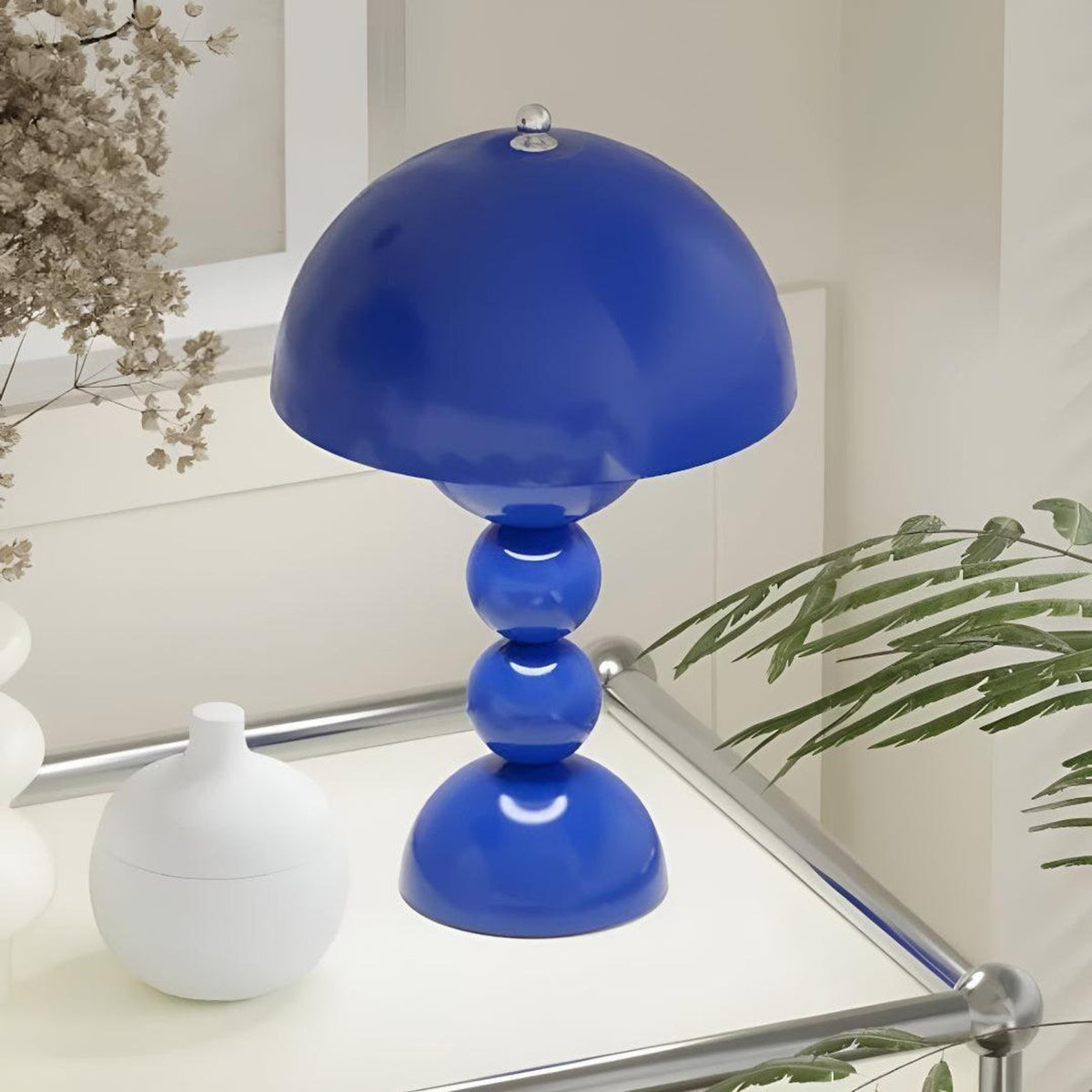 Cordless Mushroom Table Lamp With Rechargeable Battery - Image 2