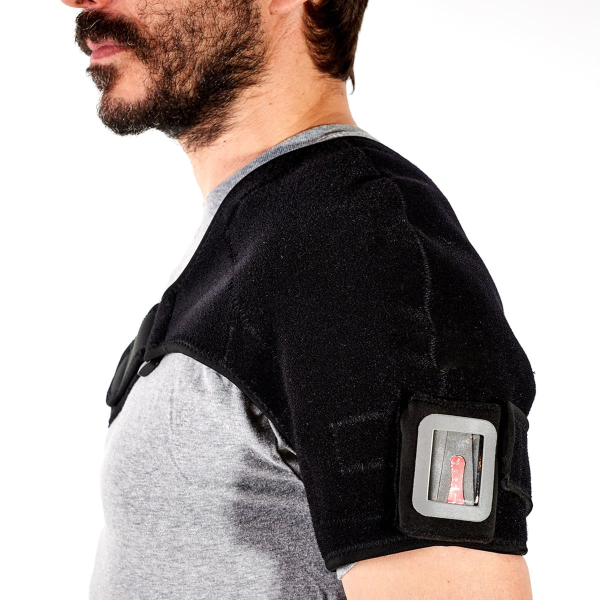 Cordless Shoulder Heat Therapy Wrap With Far Infrared Rays And Rechargeable Battery - Image 3