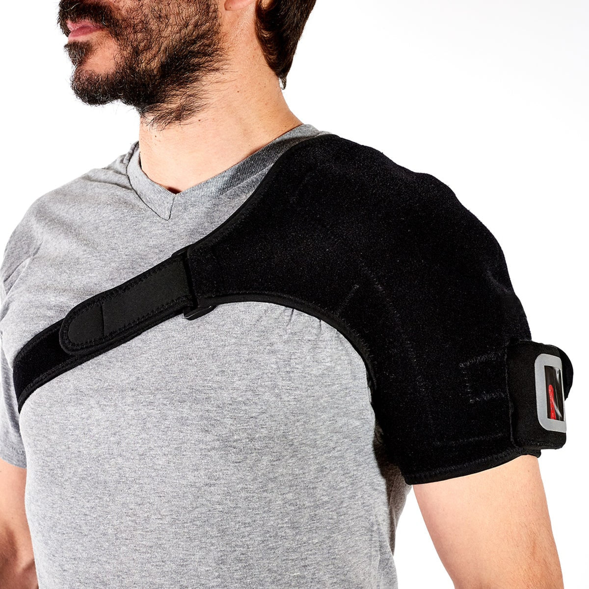 Cordless Shoulder Heat Therapy Wrap With Far Infrared Rays And Rechargeable Battery - Image 2