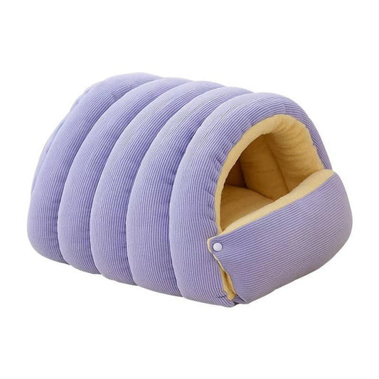 Corduroy Closed Off Pet Bed With Adjustable Entrance - Image 10